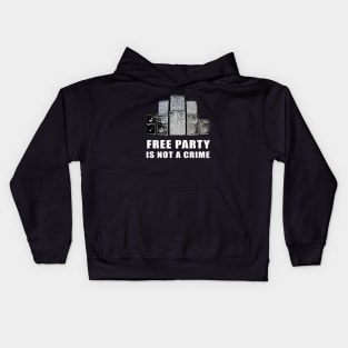Free Tekno Is Not A Crime Kids Hoodie